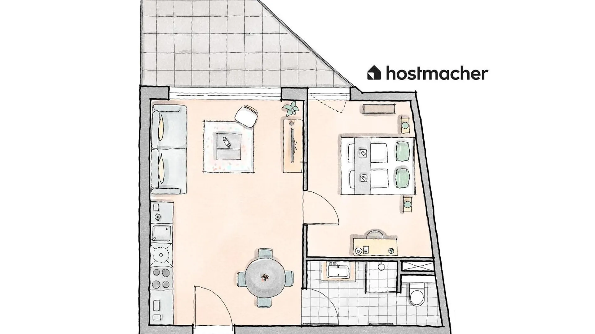 דירות וינה Elegant 1Br Balcony Oasis By Hm 0*,  אוסטריה